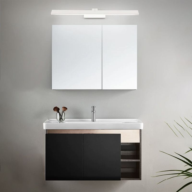 White Wall Sconce Light Modern Creative Wall Light for Bathroom