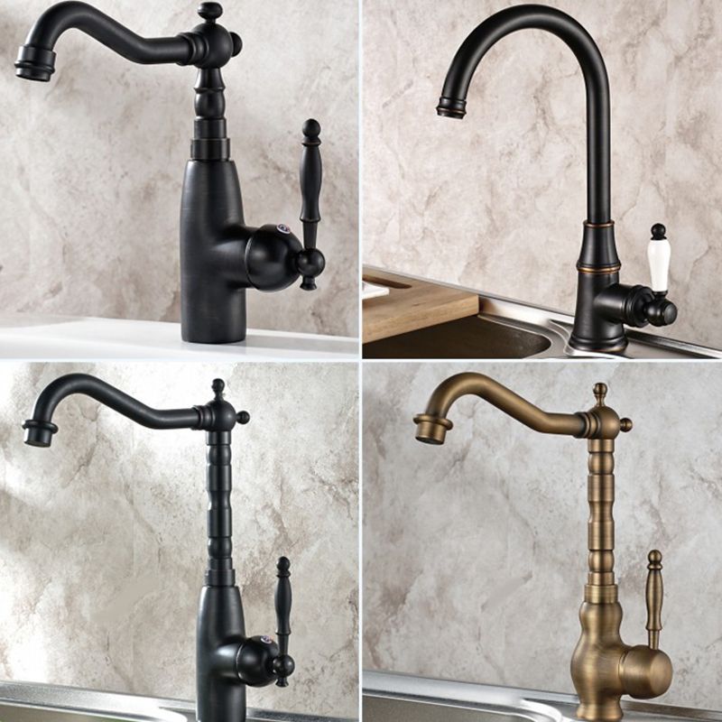 Traditional Single Level Kitchen Faucet Lead Free Standard Faucet