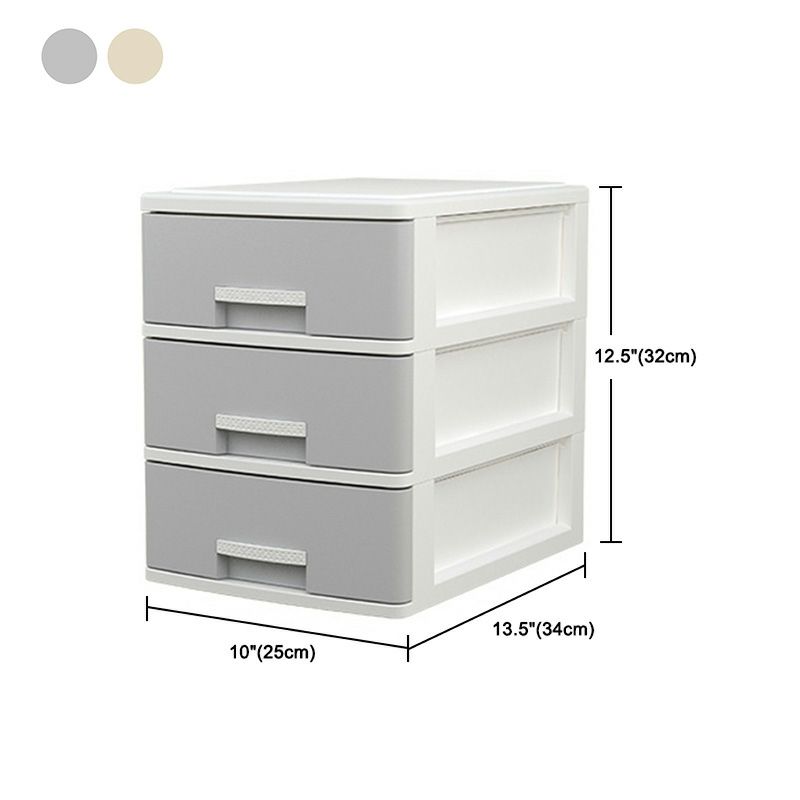 Contemporary File Cabinet Vertical Plastic File Cabinet with Drawers