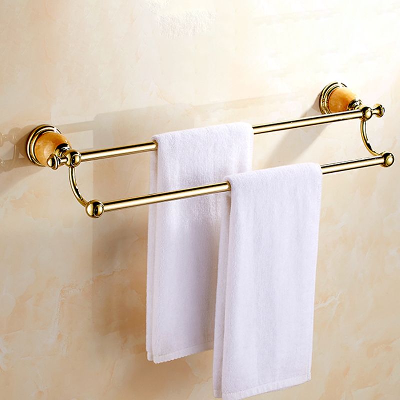 Polished Gold Bathroom Set Metal Bathroom Accessories Hardware Set