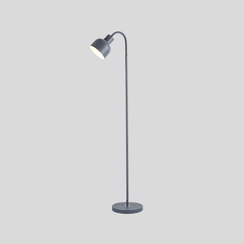 Modern Strip Floor Lamp Metal Colorful 1 Light Floor Light for Living Room