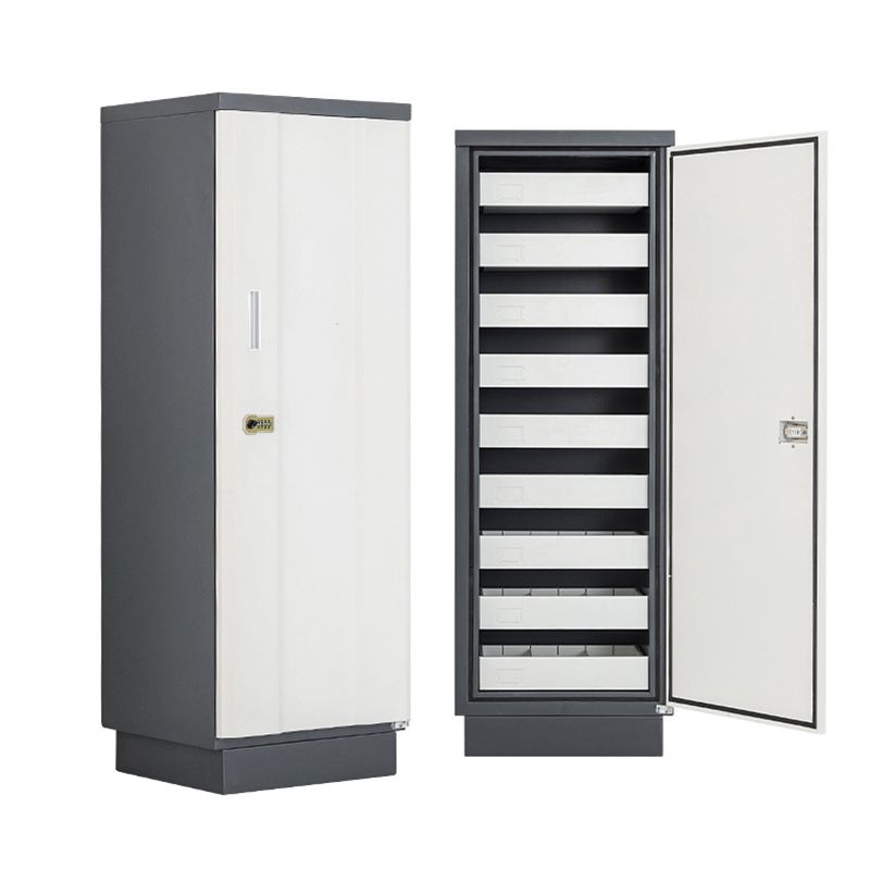 Classic Metal File Cabinet Color Block Filing Cabinet for Home Office