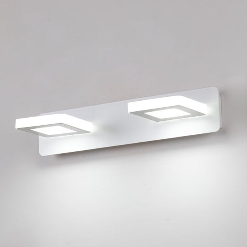 Luz de espejo múltiple estilo moderno de tocador de estilo simple para el baño