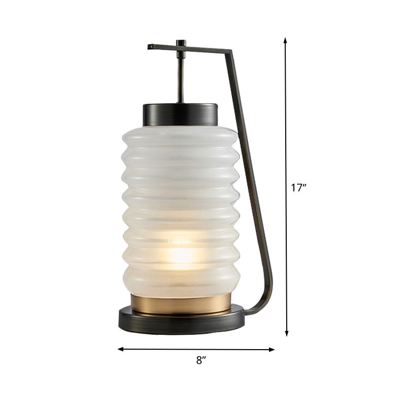 LAMPE DE NEULTANT LANCE DE LANCE DE VERRE FROSTE