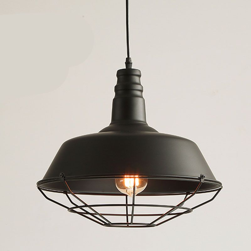 1 Light Ceiling Pendant Creative Industrial Style Metal Pendant for Restaurant