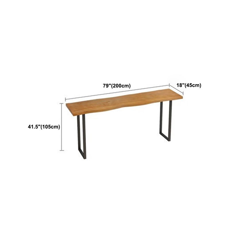 Pine Wood Bar Dining Table Modern Rectangle Bar Table for Dining Room