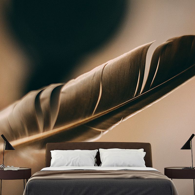 Photography Environmental Feather Wallpaper Sitting Room Wall Mural