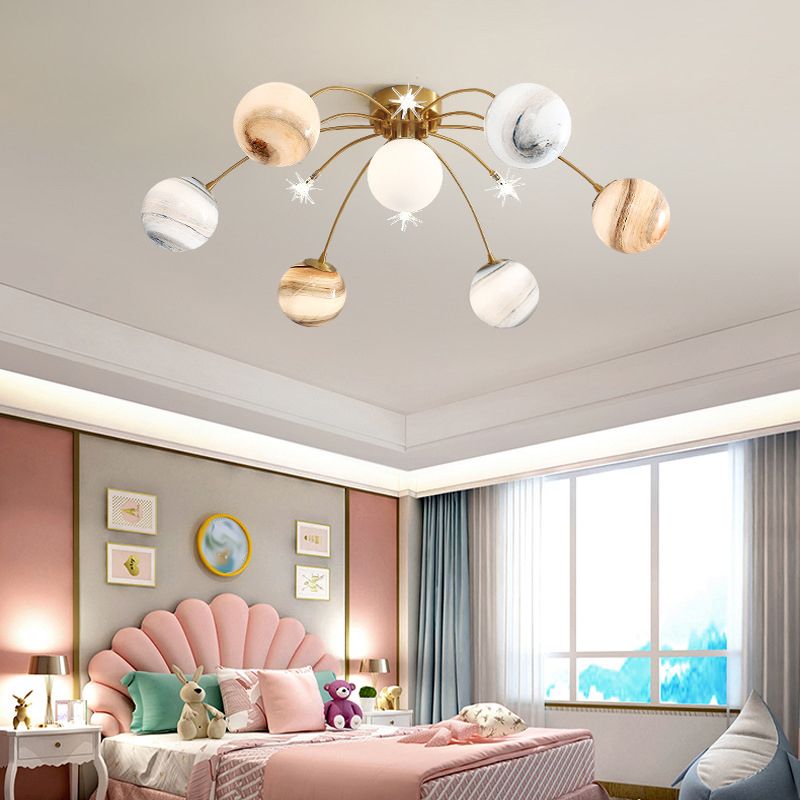 13 Light Flush Mount Ceiling Light Modern Fixture Flush Mount Lamp