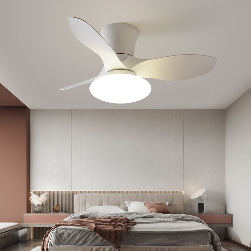 Metal Fan Shape Ceiling Fan Modern Style 1 Light Ceiling Fans Fixtures