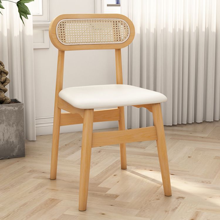 Traditional Solid Wood Side Chair Upholstered Side Chair for Kitchen