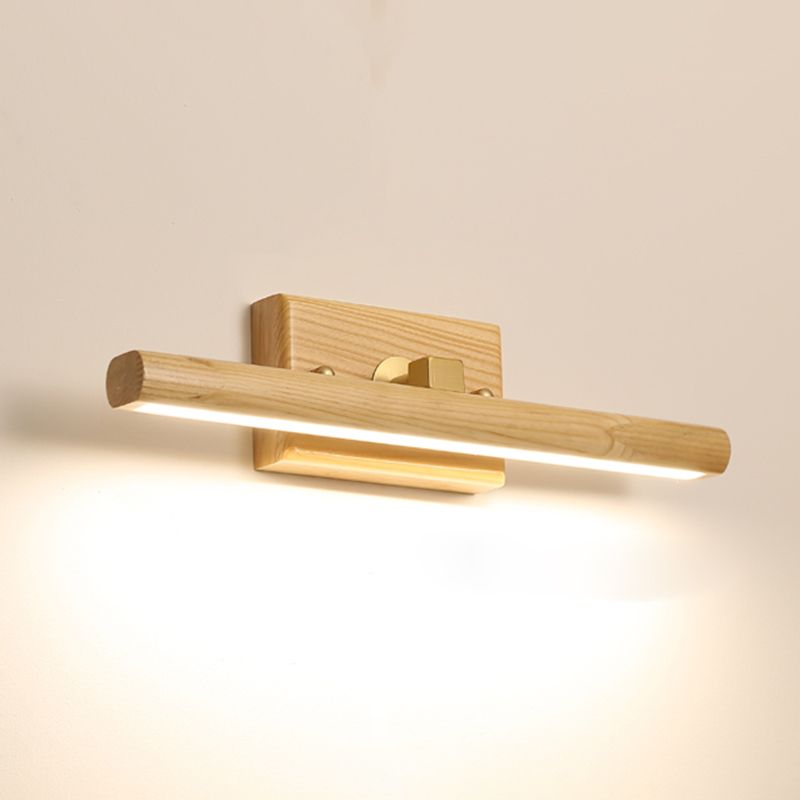 Madera de espejo recto Luz Nórdico Estilo Nordic 1 Diconce de pared ligero para el dormitorio