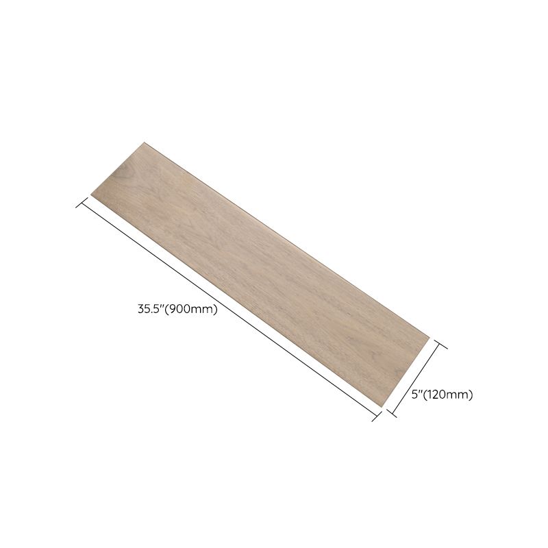 Modern Wood Tile Wire Brushed Water Resistant Click Lock Flooring Planks