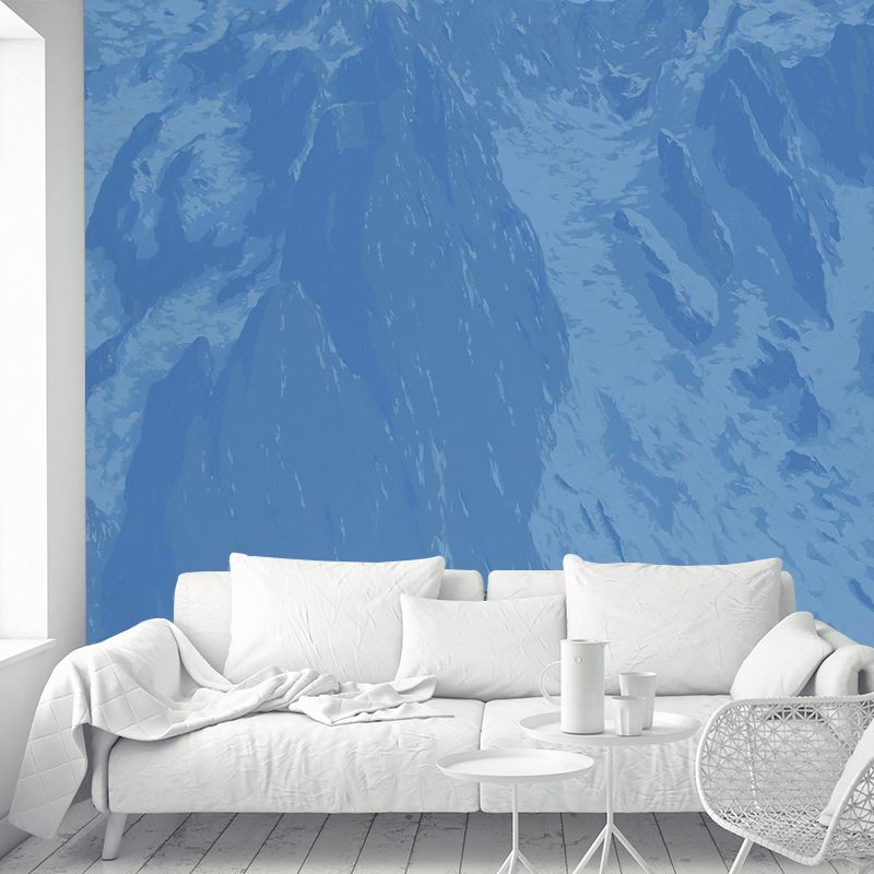 Blue Surrealistic Wall Covering Murals Full Size the Domain of Arnheim Painting Wall Art for Home