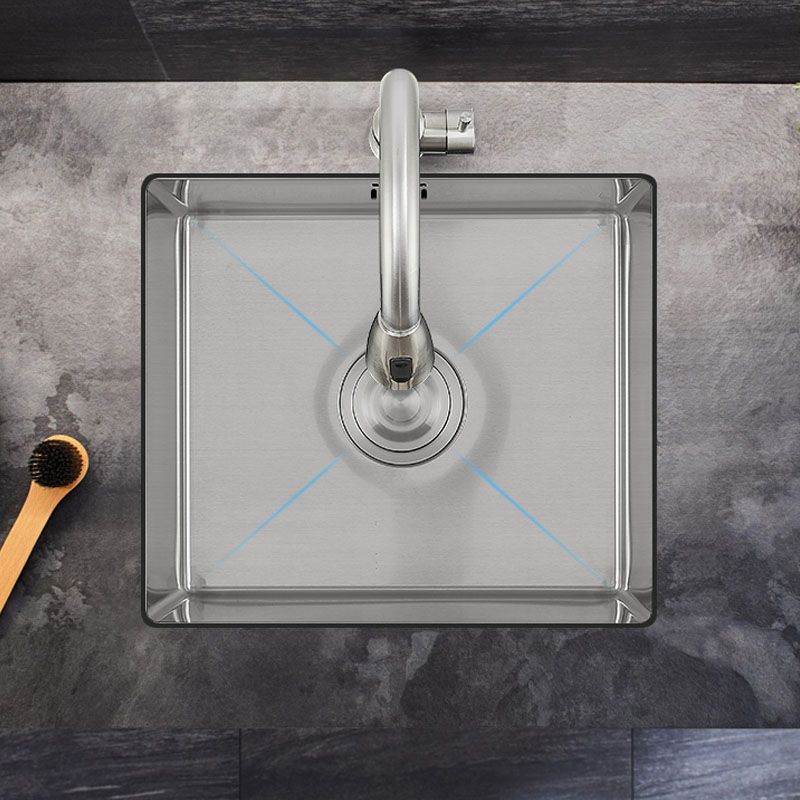 Contemporary Style Kitchen Sink Stainless Steel Kitchen Sink with Drain Assembly