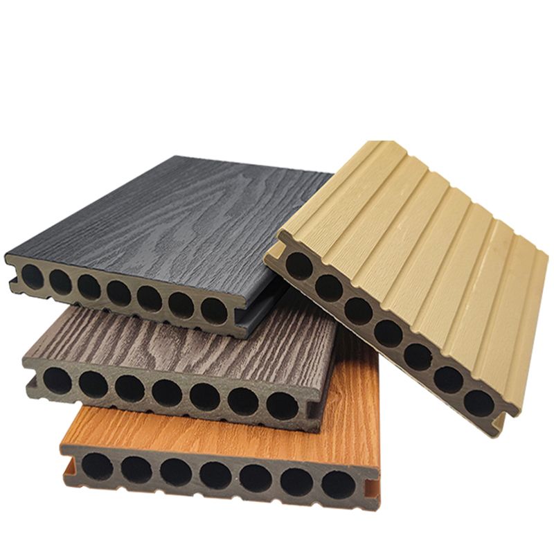 Wire brushed Hardwood Deck Tiles Contemporary Wood Flooring Tiles