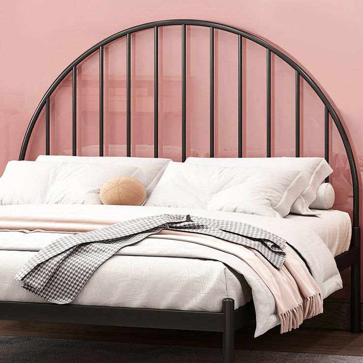 Scandinavian Metal Bed, Tall Clearance Standard Bed with Open-Frame Headboard