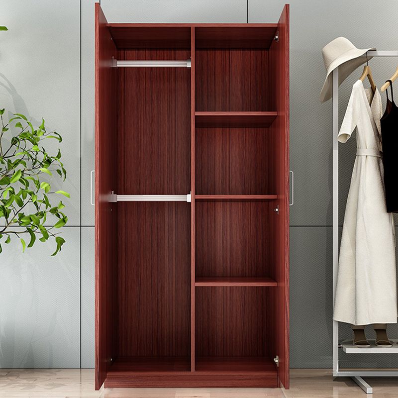 Contemporary Style Wardrobe Armoire Wood Wardrobe Cabinet With Doors