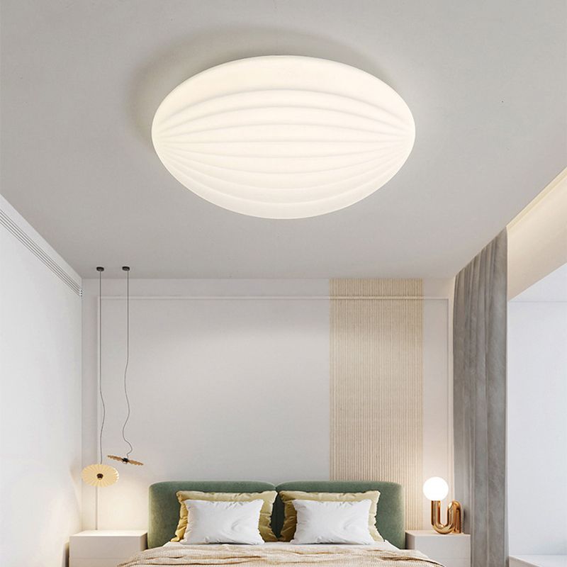 Modern White Ceiling Light LED Flush Mount Lighting for Dining Room