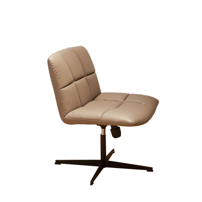 Modern Armless Desk Chair Adjustable Seat Height Office Chair