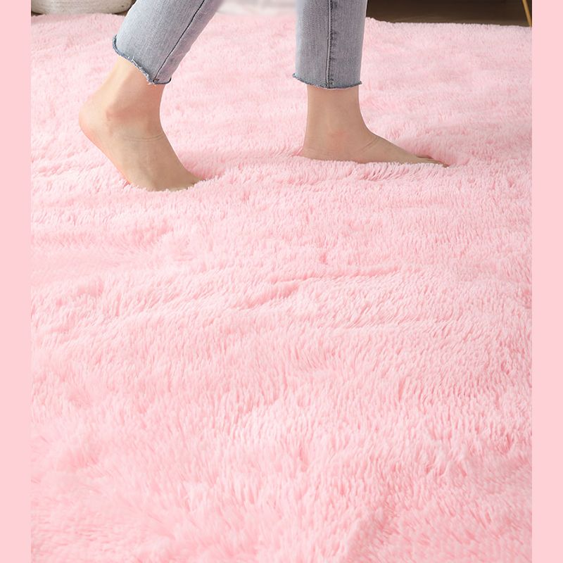 Einfacher Innenraum Rug Rosa Pinkes Farben Teppich Polyester Nicht-Split-Innenteppich