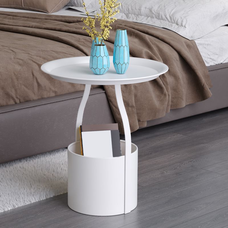 Metal Bed Nightstand Glam Accent Table Nightstand for Bedroom