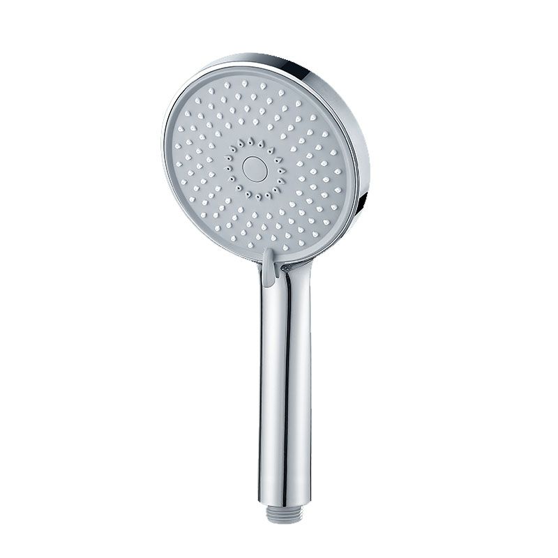 Round Handheld Shower Head Self-Cleaning Wall-Mount Shower Head