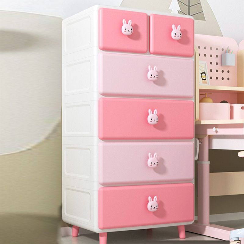 Plastic Dresser Contemporary Baby Dresser with Drawers for Kids