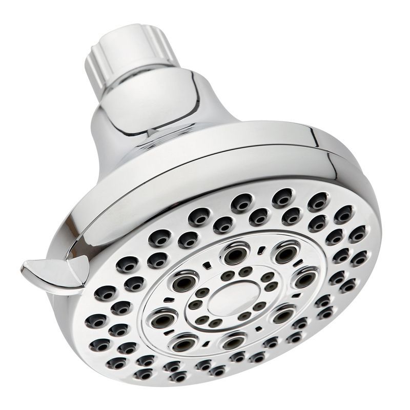 Traditional Dual Shower Heads Home Metal Round Shape Dual Shower