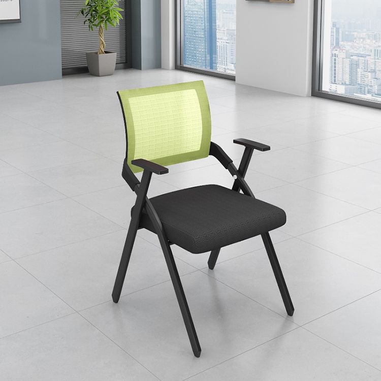 Contemporary Arms Included Conference Chair Mesh-back Chair for Office