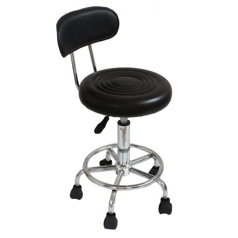 Modern Metal Office Chair Low Back Adjustable Seat Height Desk Chair