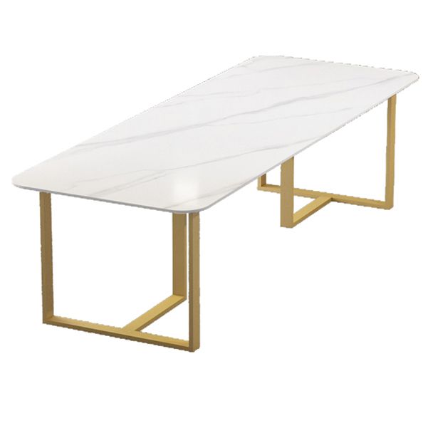 Sintered Stone Meeting Table Industrial Working Table for Office