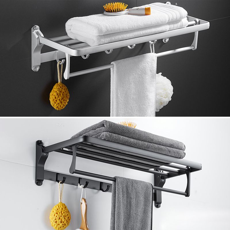 6-Piece Contemporary Bath Hardware Set Bath Shelf/Towel Bar Paper Holder Included