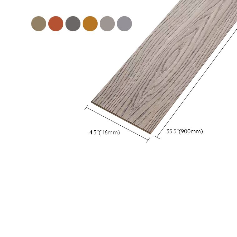 Traditional Trim Piece Wire Brushed Click Lock Hardwood Flooring