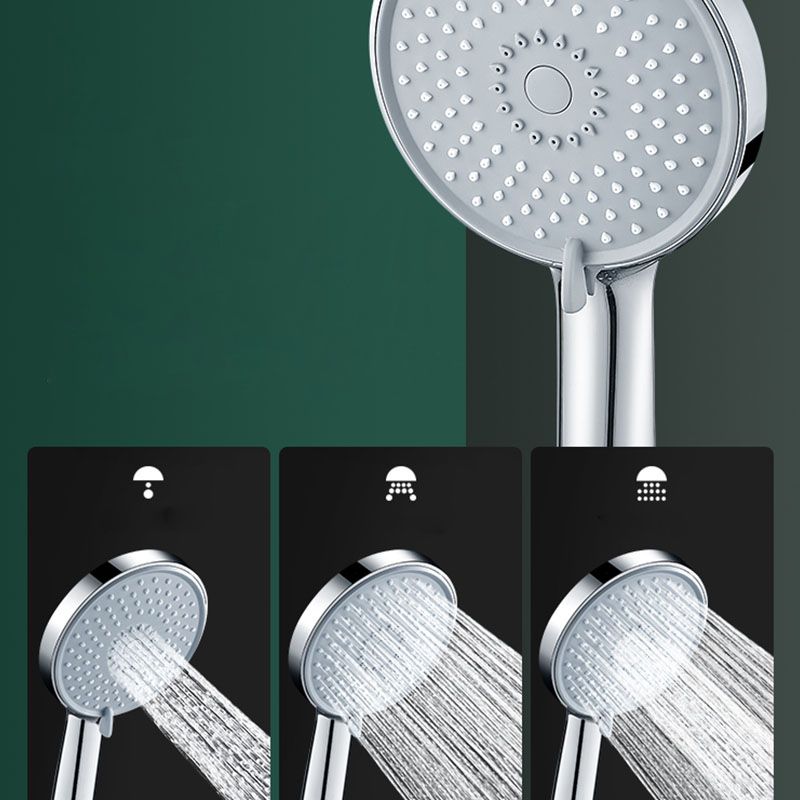 Rain Fall Handheld Shower Head High Flow 3-Spray Patterns Wall-Mount Showerhead