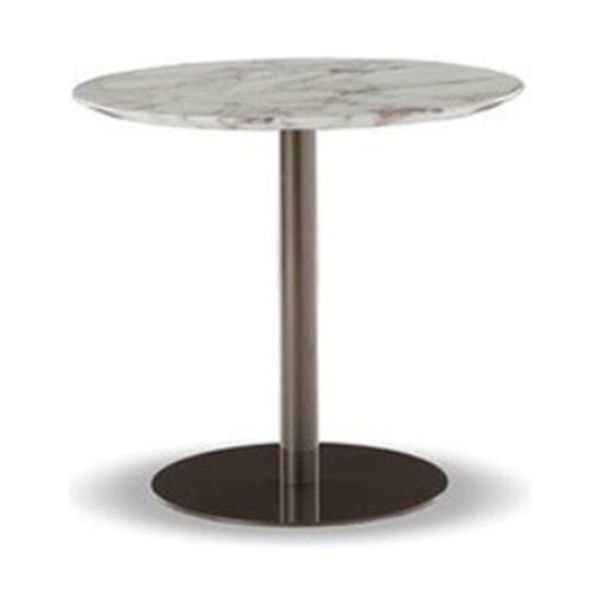 Modern Aluminium Courtyard Table Waterproof Geometric Outdoor Table