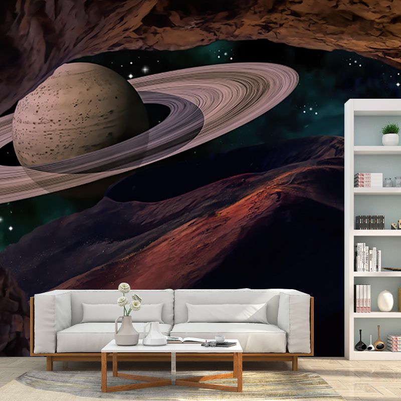 Eco-friendly Illustration Universe Wall Mural Wallpaper Wall Art