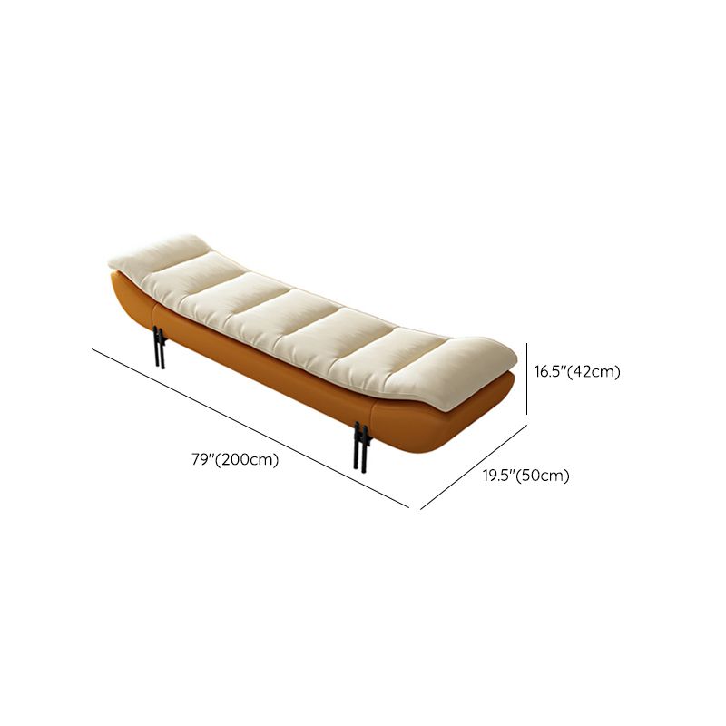 19.5-inch Width Modern Seating Bench Cushioned Bedroom Bench