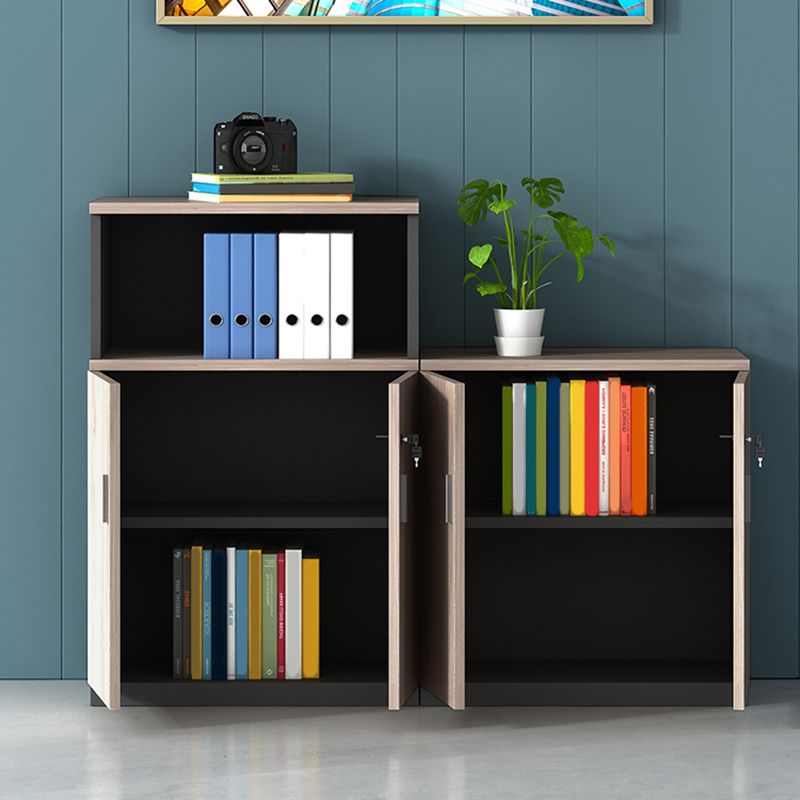 Modern Wooden Filing Cabinet Lock Storage for Home and Office