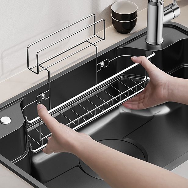 Stainless Steel Kitchen Sink Modern Style Kitchen Sink with Drain Strainer Kit