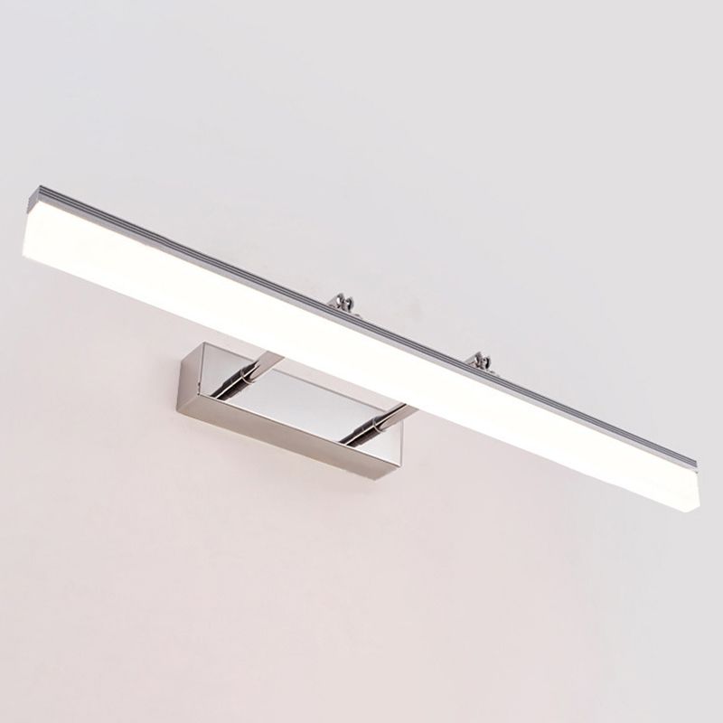 Simplicidad contemporánea luces de pared rectángica lámpara de pared acrílica para baño