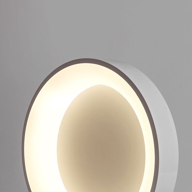 Modern Simple LED Ceiling Light Fixture Bedroom Round Flush Mount Ceiling Lamp