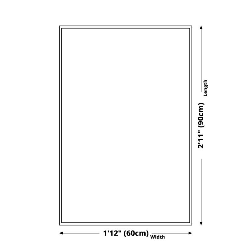 Tapis à motif rayé du sud-ouest tapis de coton blanc