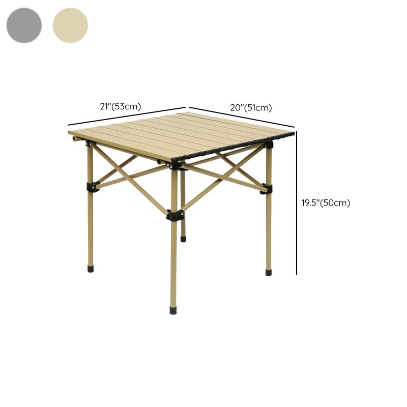 Modern Rectangle Foldable Camping Table Waterproof Camping Table