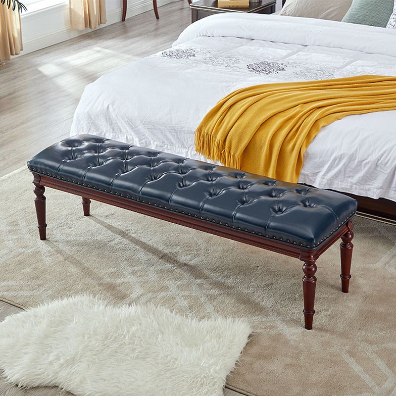 16.1" Wide Upholstered Seating Bench Traditional Entryway and Bedroom Bench with Cushioned