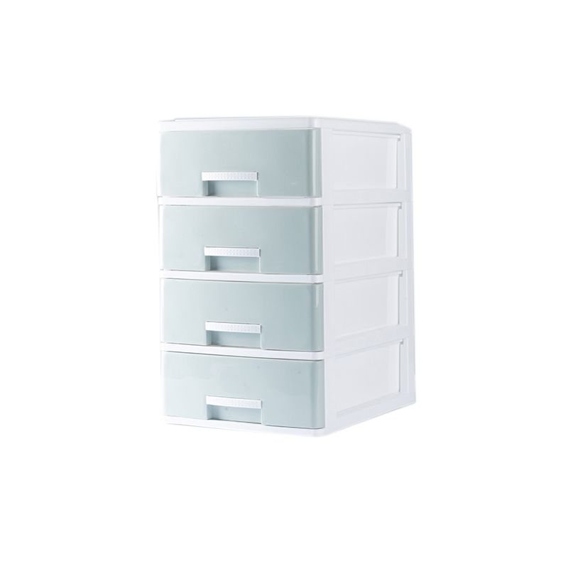 Contemporary File Cabinet Plastic Vertical Filing Cabinet with Drawers for Home Office