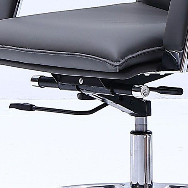 Modern Style Swivel Executive Chair Leather Tilt Mechanism Office Chair