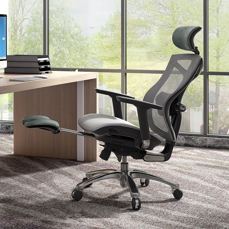 Modern Chair Removable Arms Adjustable Seat Height Office Chair with Wheels