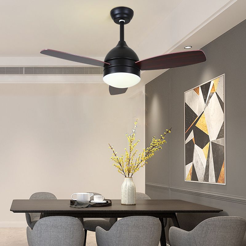 Metal Fan Shape Ceiling Fan Kid Style 1-Light Ceiling Fans Fixtures