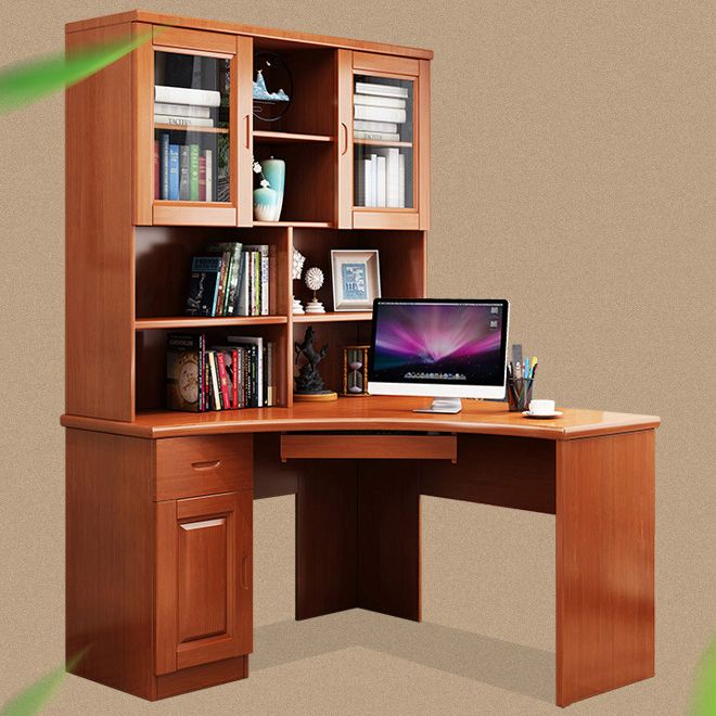 Modern Office Desk Solid Wood Computer Desk for Home Bedroom