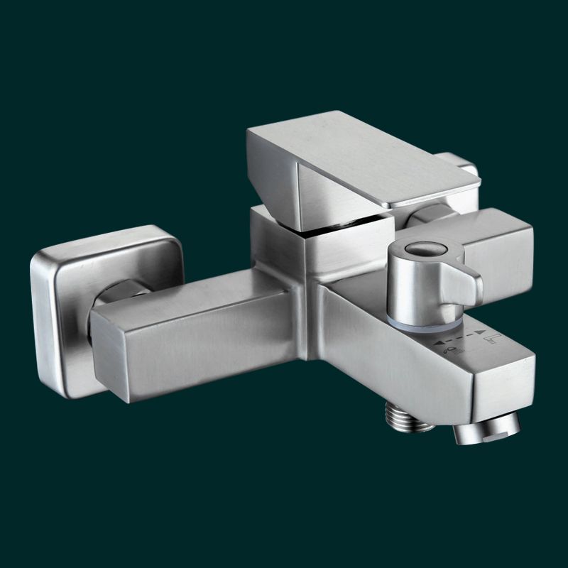 Modern Tub Faucet Trim 304 Stainless Steel Wall Mount Bathroom Faucet